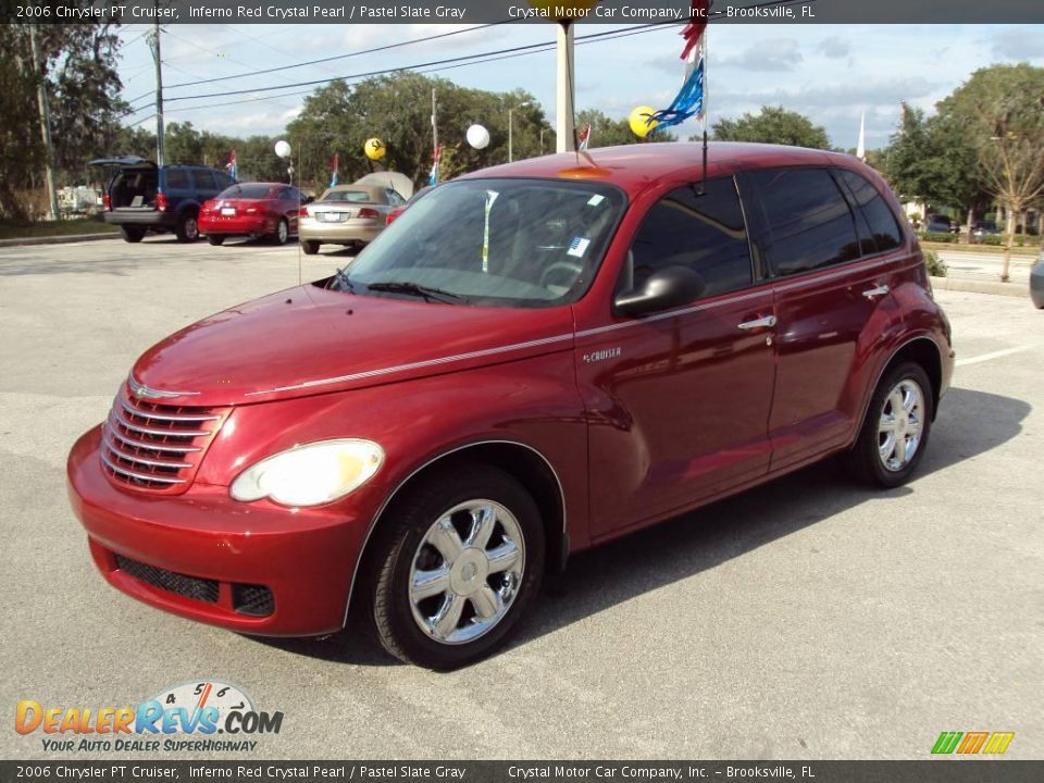 2006 Chrysler PT Cruiser Inferno Red Crystal Pearl / Pastel Slate Gray Photo #1