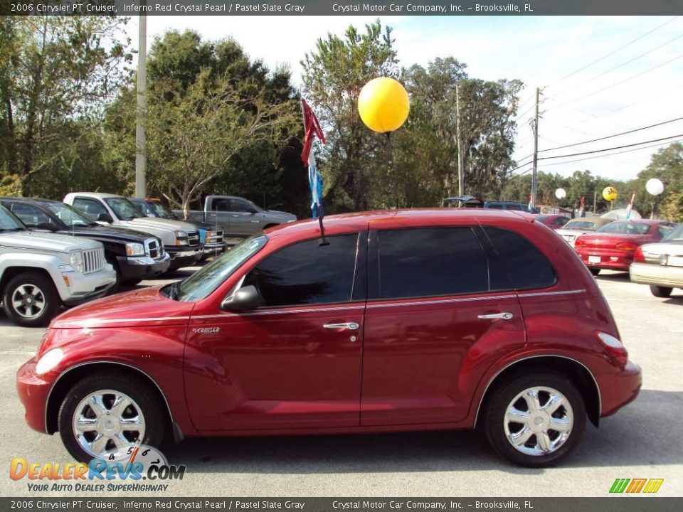 2006 Chrysler PT Cruiser Inferno Red Crystal Pearl / Pastel Slate Gray Photo #2