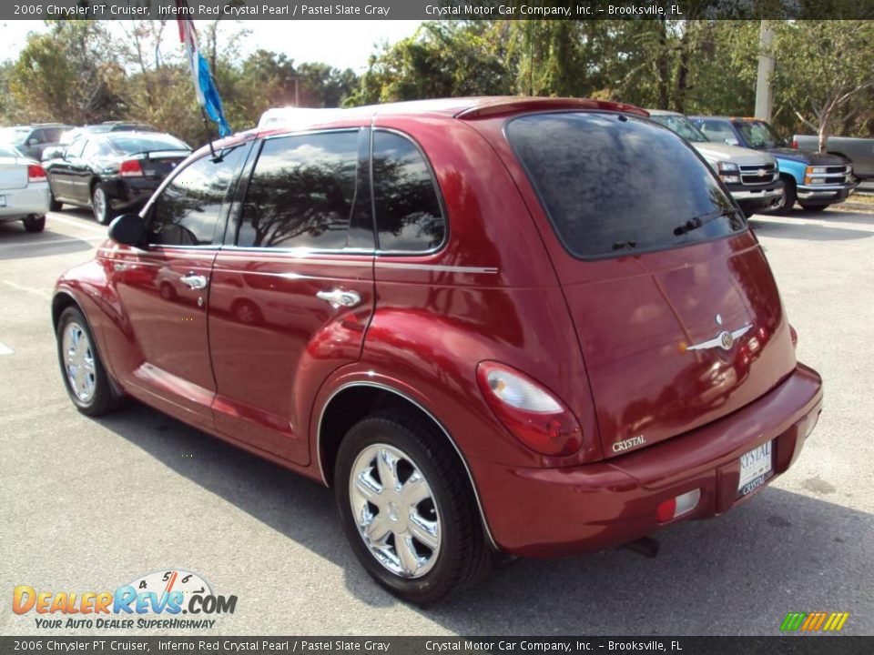 2006 Chrysler PT Cruiser Inferno Red Crystal Pearl / Pastel Slate Gray Photo #3