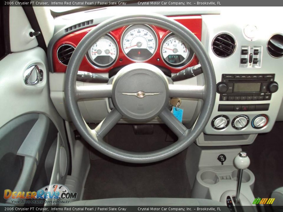 2006 Chrysler PT Cruiser Inferno Red Crystal Pearl / Pastel Slate Gray Photo #6
