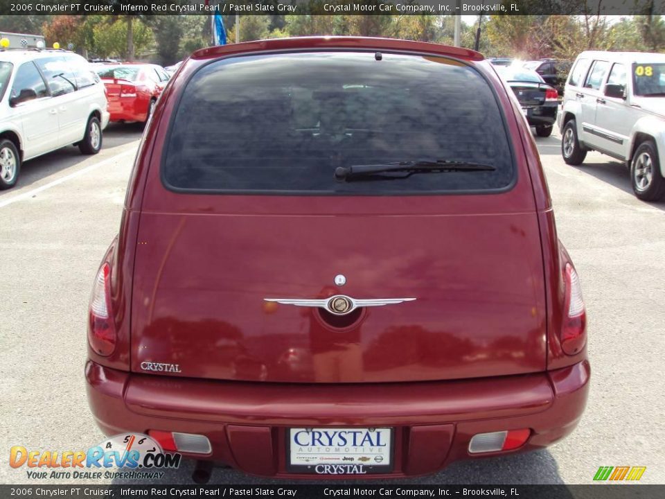 2006 Chrysler PT Cruiser Inferno Red Crystal Pearl / Pastel Slate Gray Photo #8