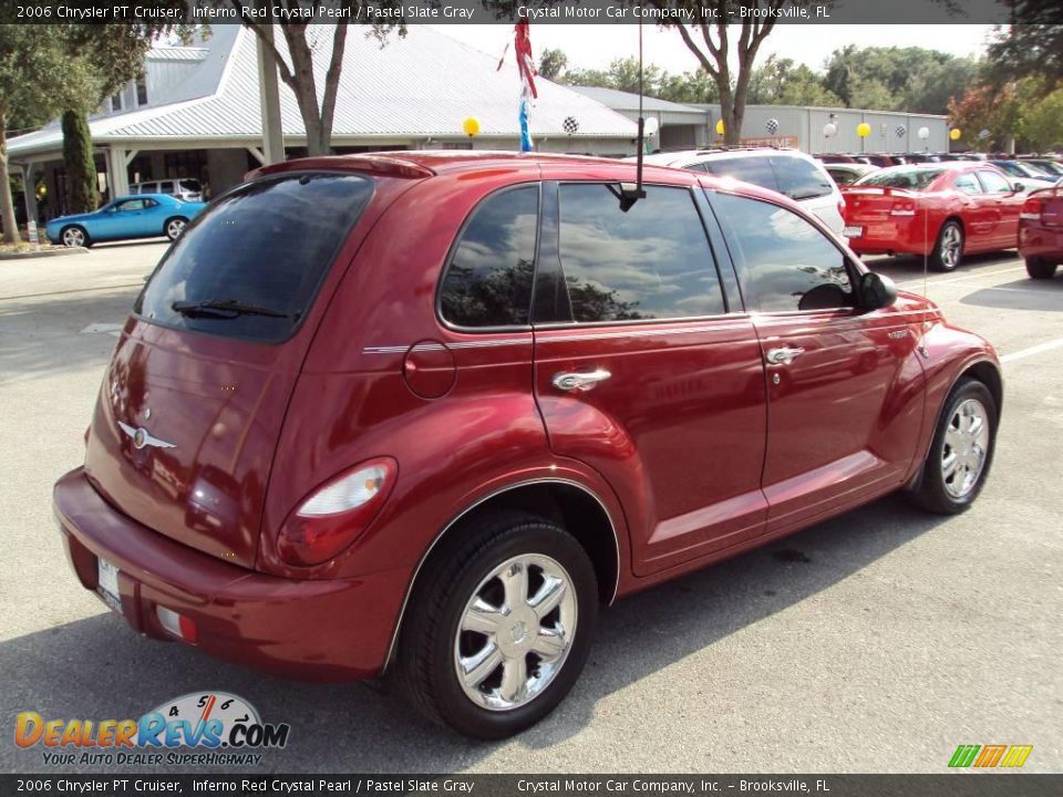 2006 Chrysler PT Cruiser Inferno Red Crystal Pearl / Pastel Slate Gray Photo #9