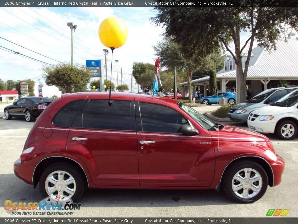 2006 Chrysler PT Cruiser Inferno Red Crystal Pearl / Pastel Slate Gray Photo #10