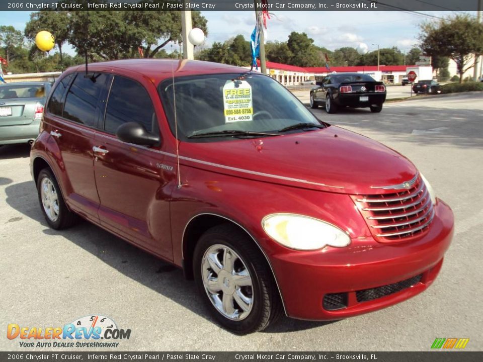 2006 Chrysler PT Cruiser Inferno Red Crystal Pearl / Pastel Slate Gray Photo #11