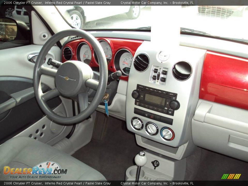 2006 Chrysler PT Cruiser Inferno Red Crystal Pearl / Pastel Slate Gray Photo #12