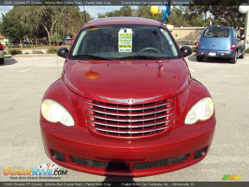 2006 Chrysler PT Cruiser Inferno Red Crystal Pearl / Pastel Slate Gray Photo #14