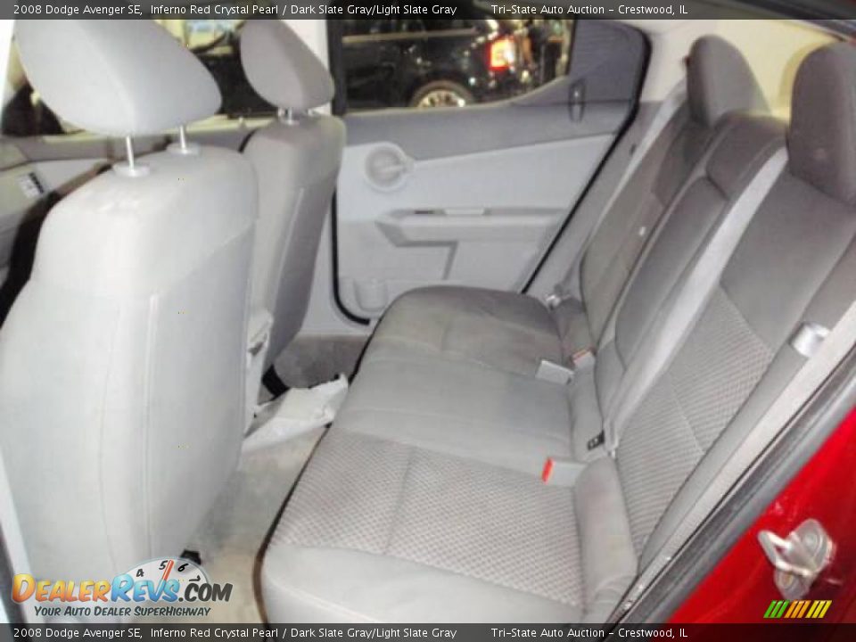 2008 Dodge Avenger SE Inferno Red Crystal Pearl / Dark Slate Gray/Light Slate Gray Photo #5