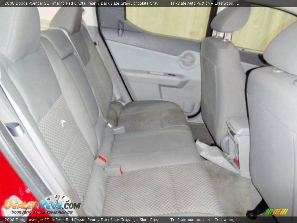 2008 Dodge Avenger SE Inferno Red Crystal Pearl / Dark Slate Gray/Light Slate Gray Photo #8