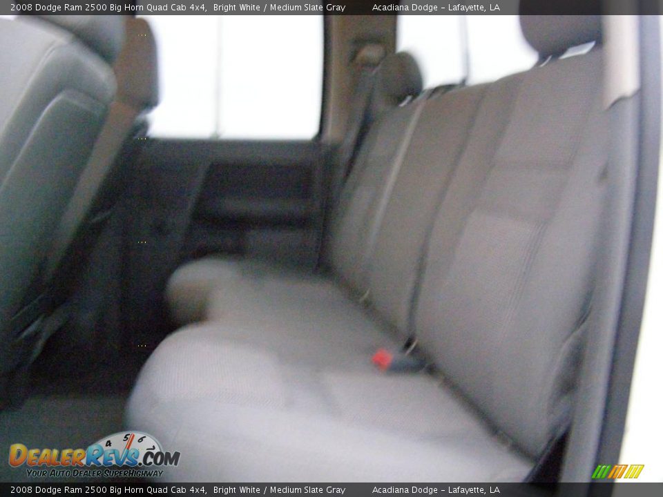 2008 Dodge Ram 2500 Big Horn Quad Cab 4x4 Bright White / Medium Slate Gray Photo #10