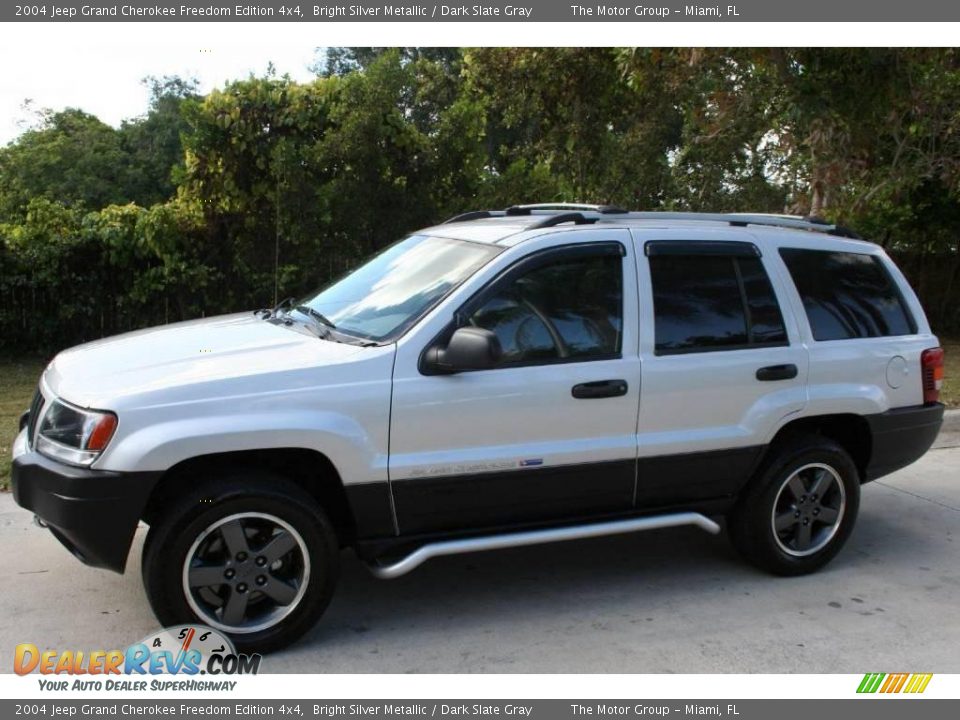 2004 Jeep Grand Cherokee Freedom Edition 4x4 Bright Silver Metallic / Dark Slate Gray Photo #3