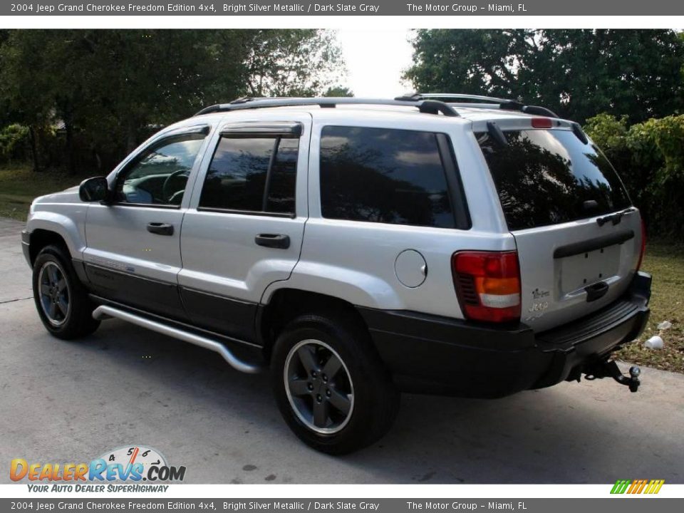 Bright Silver Metallic 2004 Jeep Grand Cherokee Freedom Edition 4x4 Photo #5