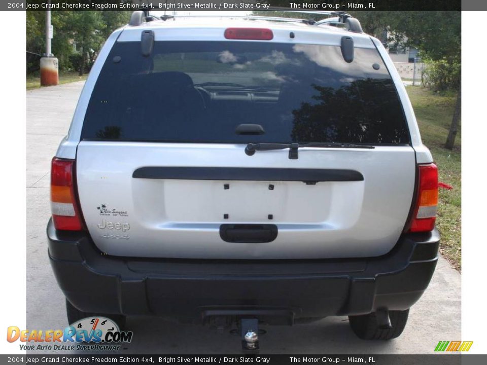 2004 Jeep Grand Cherokee Freedom Edition 4x4 Bright Silver Metallic / Dark Slate Gray Photo #7