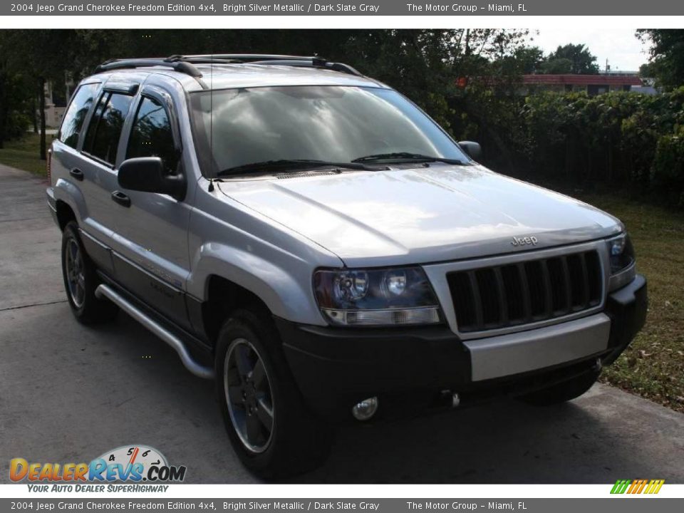 2004 Jeep Grand Cherokee Freedom Edition 4x4 Bright Silver Metallic / Dark Slate Gray Photo #13