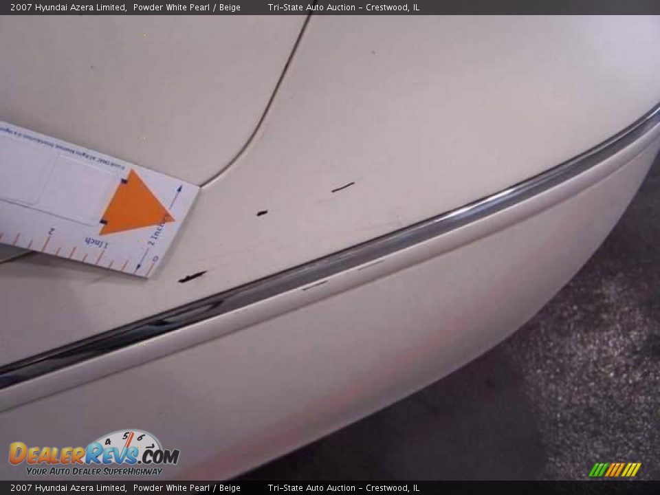 2007 Hyundai Azera Limited Powder White Pearl / Beige Photo #4
