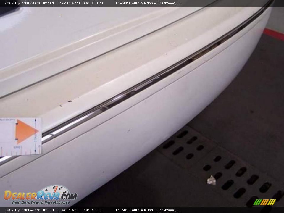 2007 Hyundai Azera Limited Powder White Pearl / Beige Photo #6