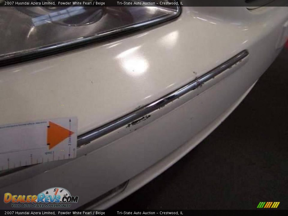 2007 Hyundai Azera Limited Powder White Pearl / Beige Photo #13