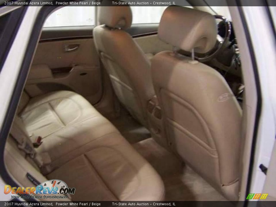 2007 Hyundai Azera Limited Powder White Pearl / Beige Photo #17