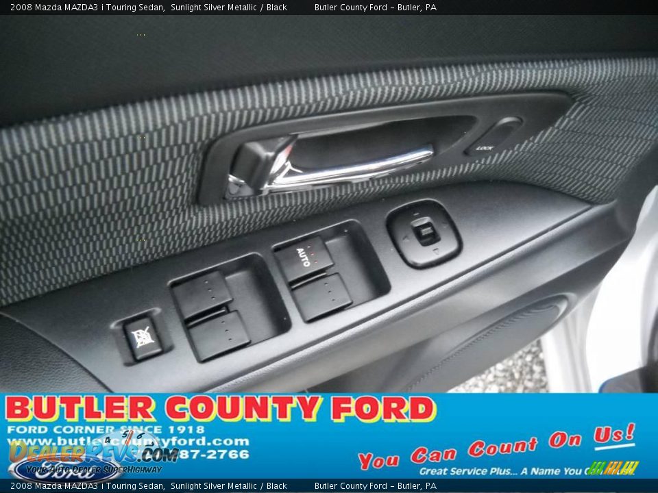 2008 Mazda MAZDA3 i Touring Sedan Sunlight Silver Metallic / Black Photo #21