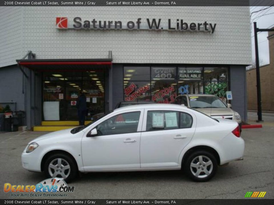 2008 Chevrolet Cobalt LT Sedan Summit White / Gray Photo #1