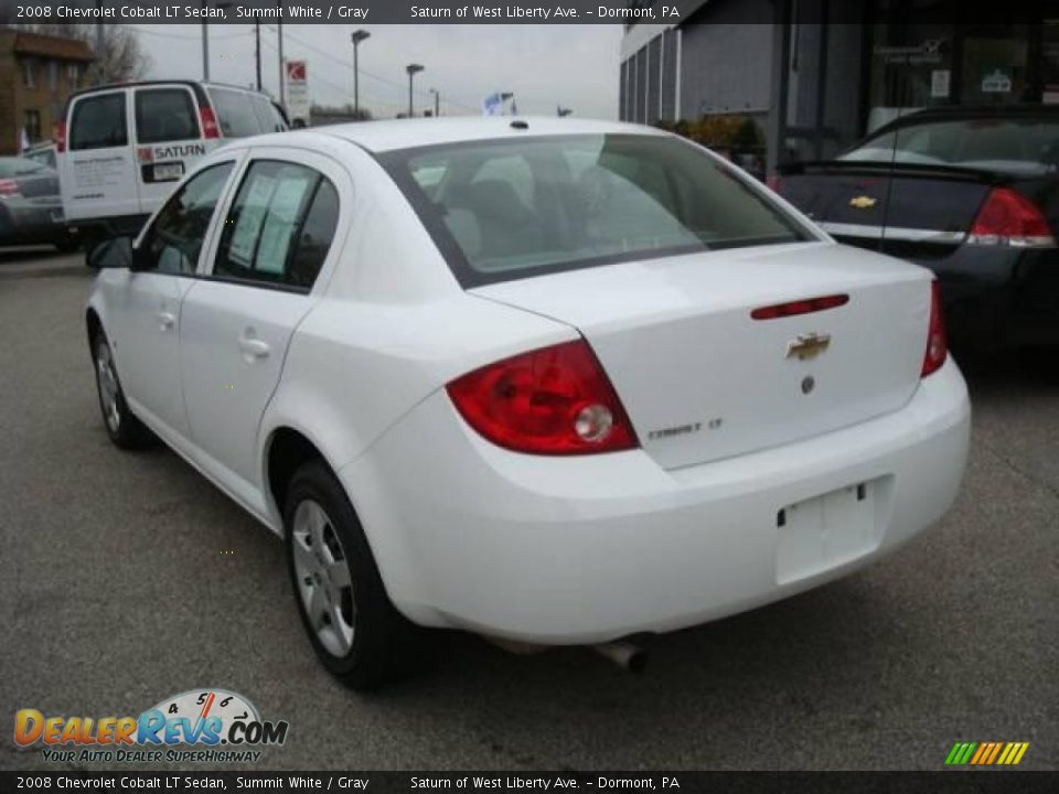 2008 Chevrolet Cobalt LT Sedan Summit White / Gray Photo #2