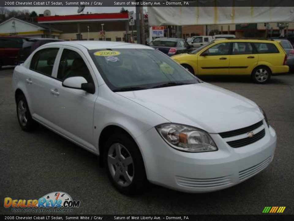 2008 Chevrolet Cobalt LT Sedan Summit White / Gray Photo #5