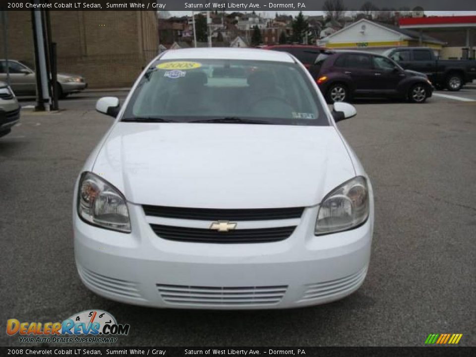 2008 Chevrolet Cobalt LT Sedan Summit White / Gray Photo #6