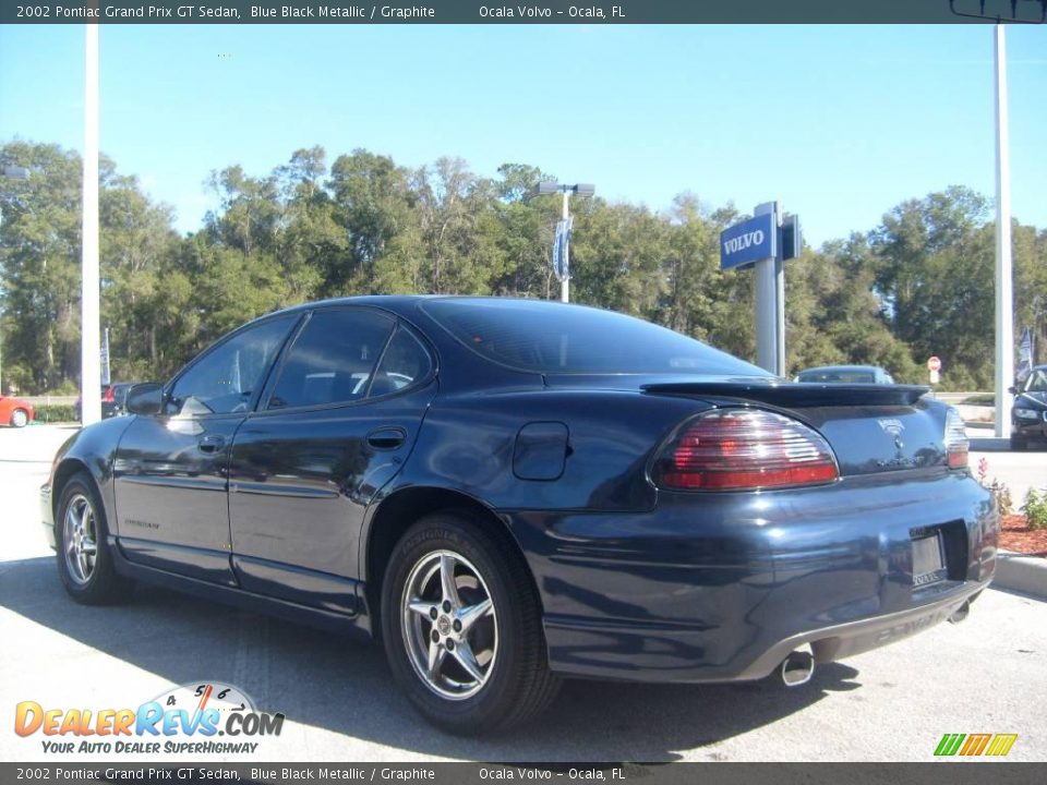 2002 Pontiac Grand Prix GT Sedan Blue Black Metallic / Graphite Photo #5