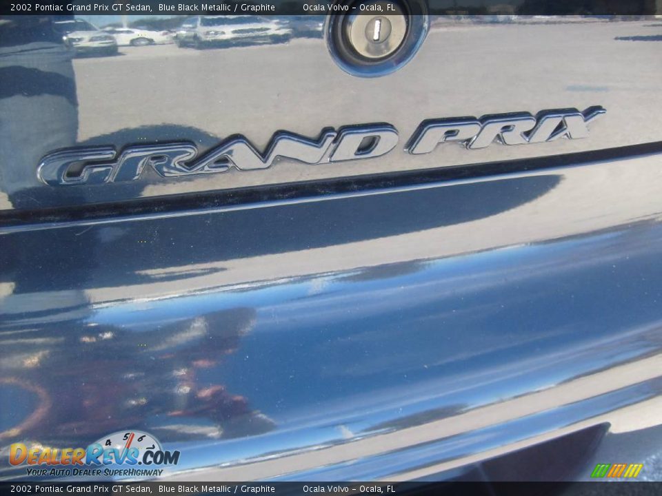 2002 Pontiac Grand Prix GT Sedan Blue Black Metallic / Graphite Photo #10