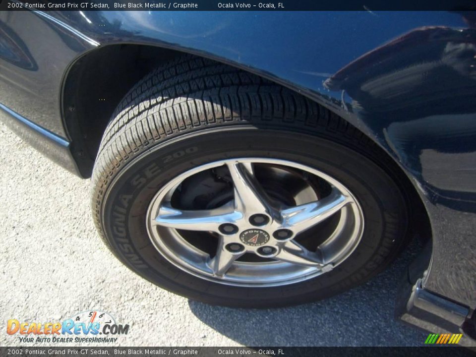 2002 Pontiac Grand Prix GT Sedan Blue Black Metallic / Graphite Photo #11