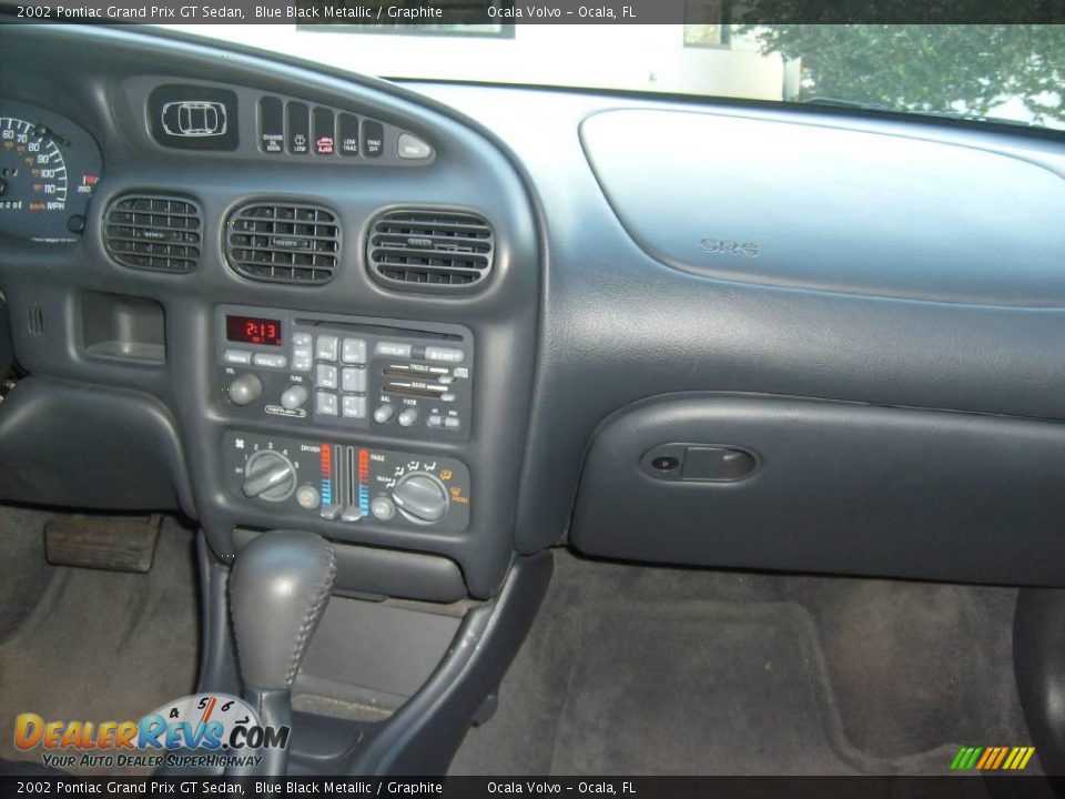 2002 Pontiac Grand Prix GT Sedan Blue Black Metallic / Graphite Photo #24