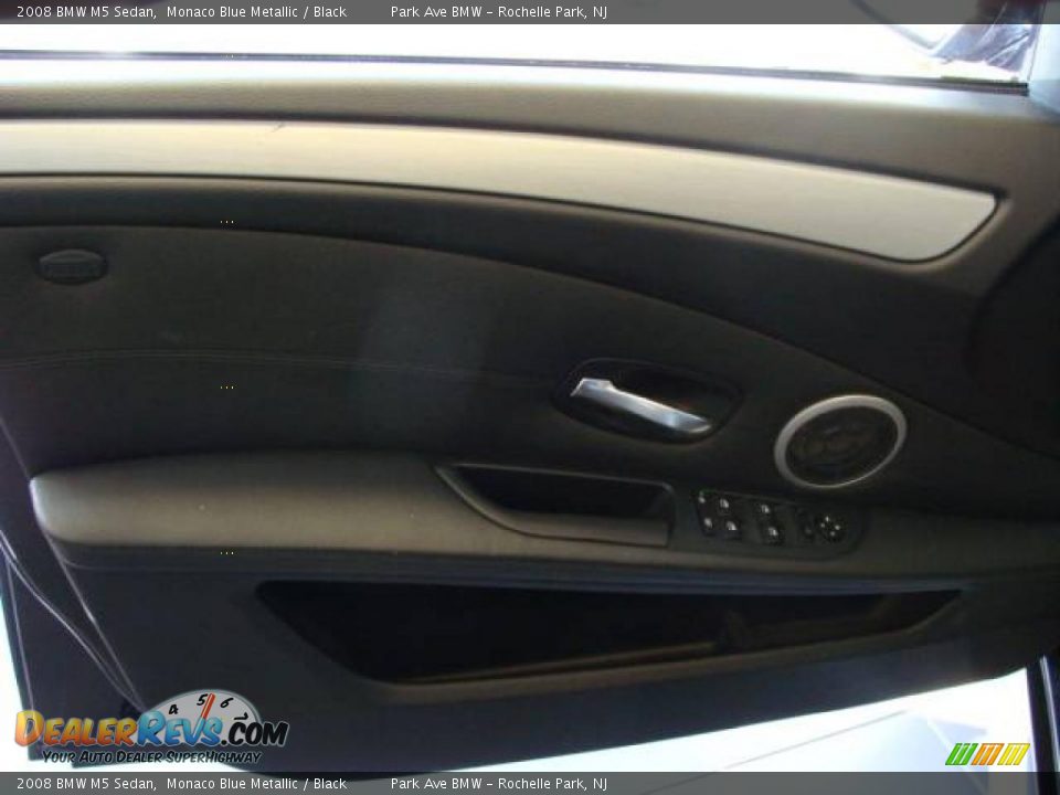 2008 BMW M5 Sedan Monaco Blue Metallic / Black Photo #6