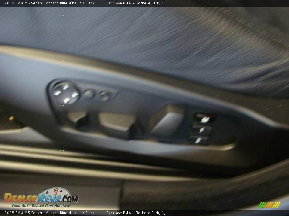 2008 BMW M5 Sedan Monaco Blue Metallic / Black Photo #8