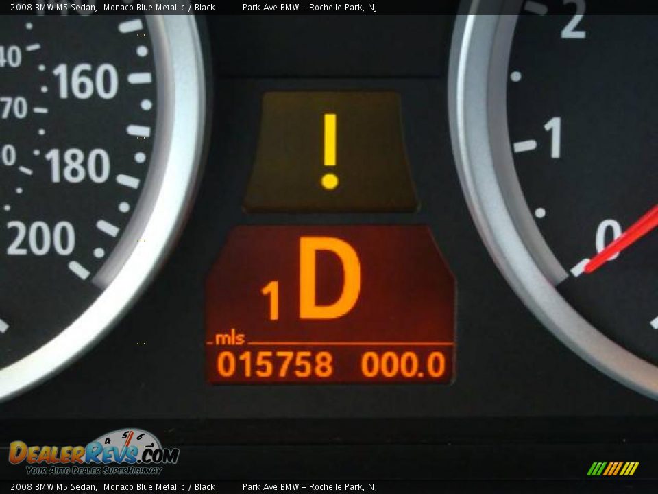 2008 BMW M5 Sedan Monaco Blue Metallic / Black Photo #11
