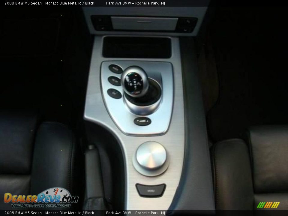 2008 BMW M5 Sedan Monaco Blue Metallic / Black Photo #13