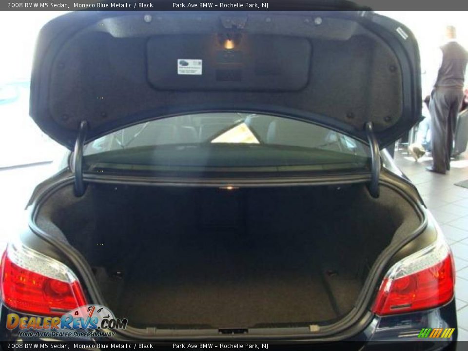 2008 BMW M5 Sedan Monaco Blue Metallic / Black Photo #15
