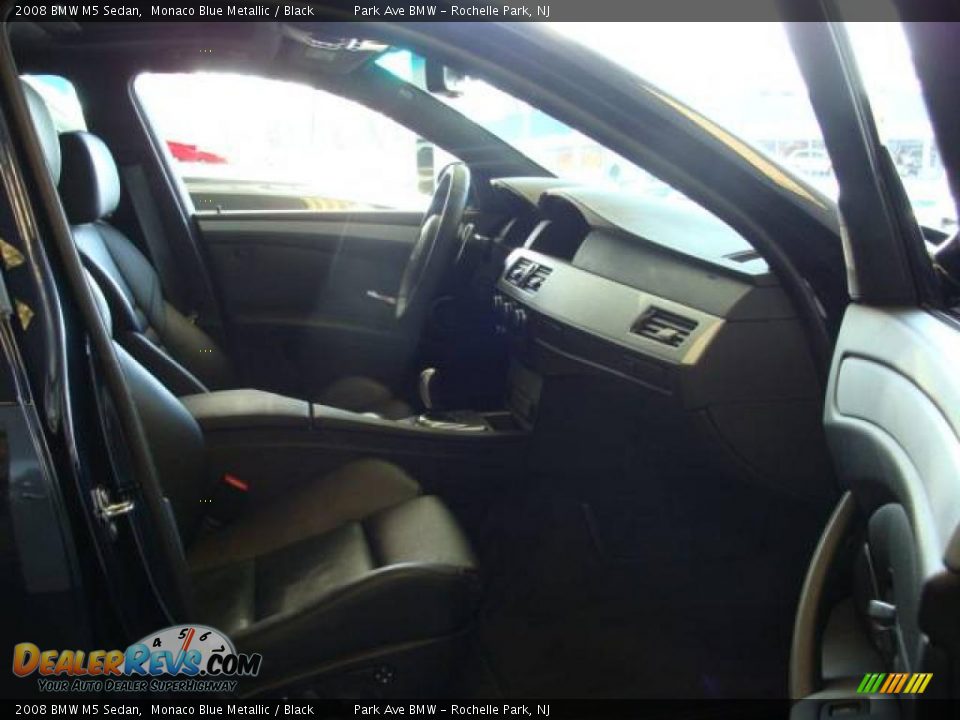 2008 BMW M5 Sedan Monaco Blue Metallic / Black Photo #19