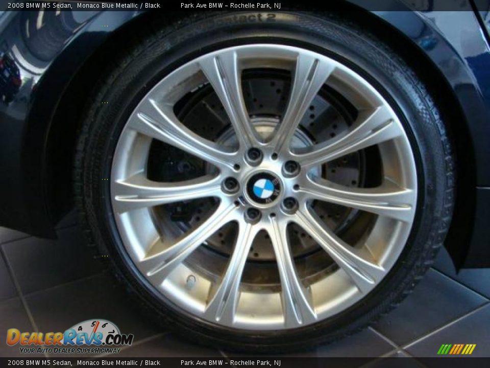 2008 BMW M5 Sedan Monaco Blue Metallic / Black Photo #20