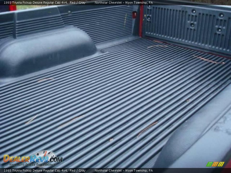 1993 Toyota Pickup Deluxe Regular Cab 4x4 Red / Gray Photo #8