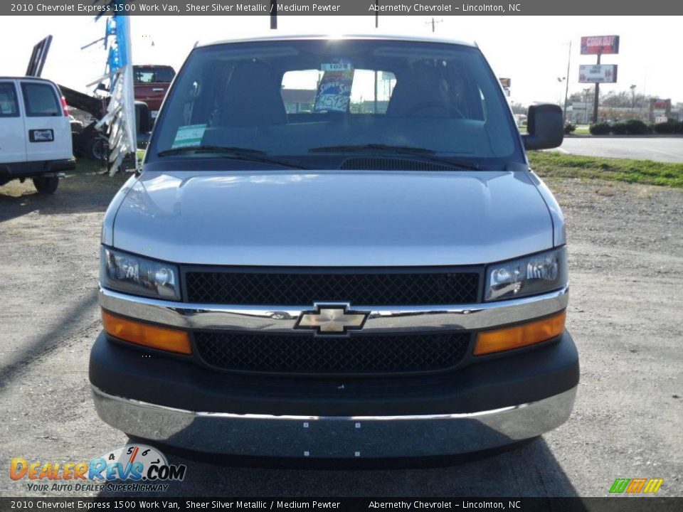 2010 Chevrolet Express 1500 Work Van Sheer Silver Metallic / Medium Pewter Photo #6