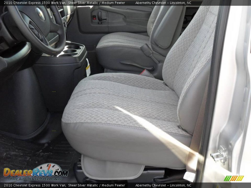 2010 Chevrolet Express 1500 Work Van Sheer Silver Metallic / Medium Pewter Photo #12