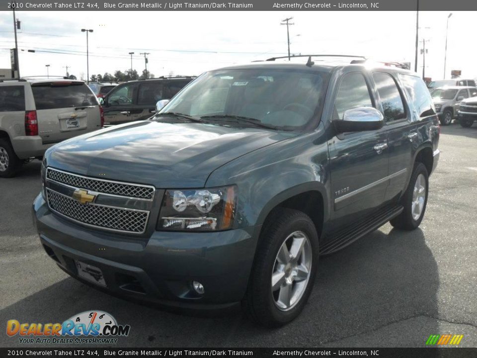 2010 Chevrolet Tahoe LTZ 4x4 Blue Granite Metallic / Light Titanium/Dark Titanium Photo #1