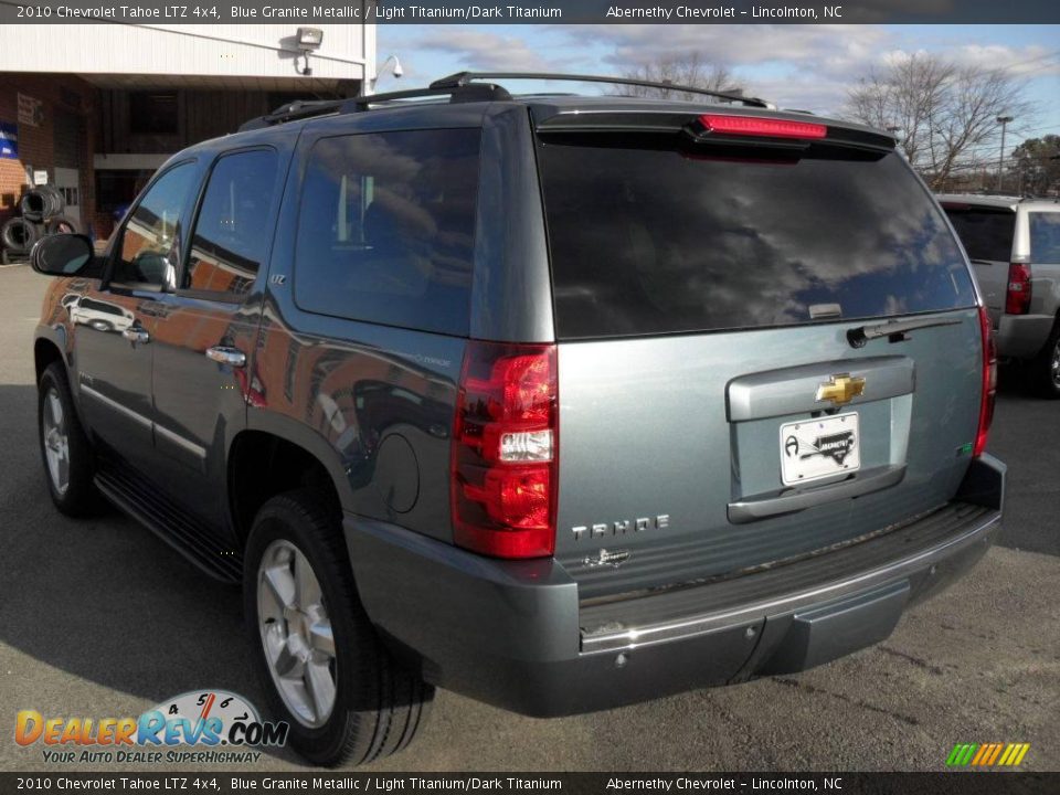 2010 Chevrolet Tahoe LTZ 4x4 Blue Granite Metallic / Light Titanium/Dark Titanium Photo #2