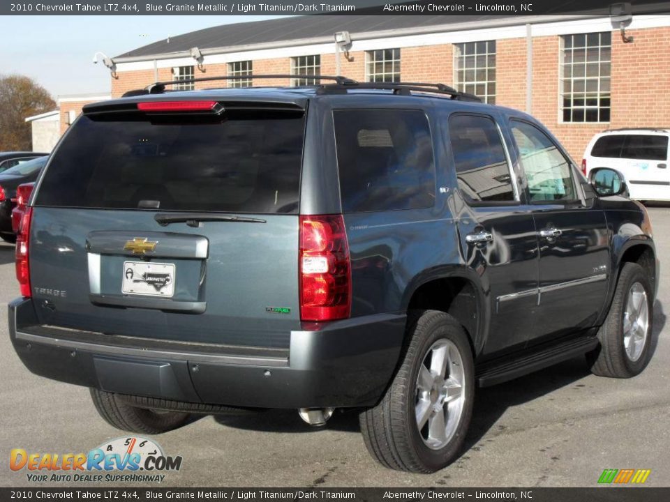 2010 Chevrolet Tahoe LTZ 4x4 Blue Granite Metallic / Light Titanium/Dark Titanium Photo #3