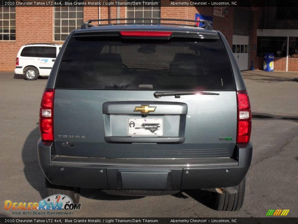 2010 Chevrolet Tahoe LTZ 4x4 Blue Granite Metallic / Light Titanium/Dark Titanium Photo #6