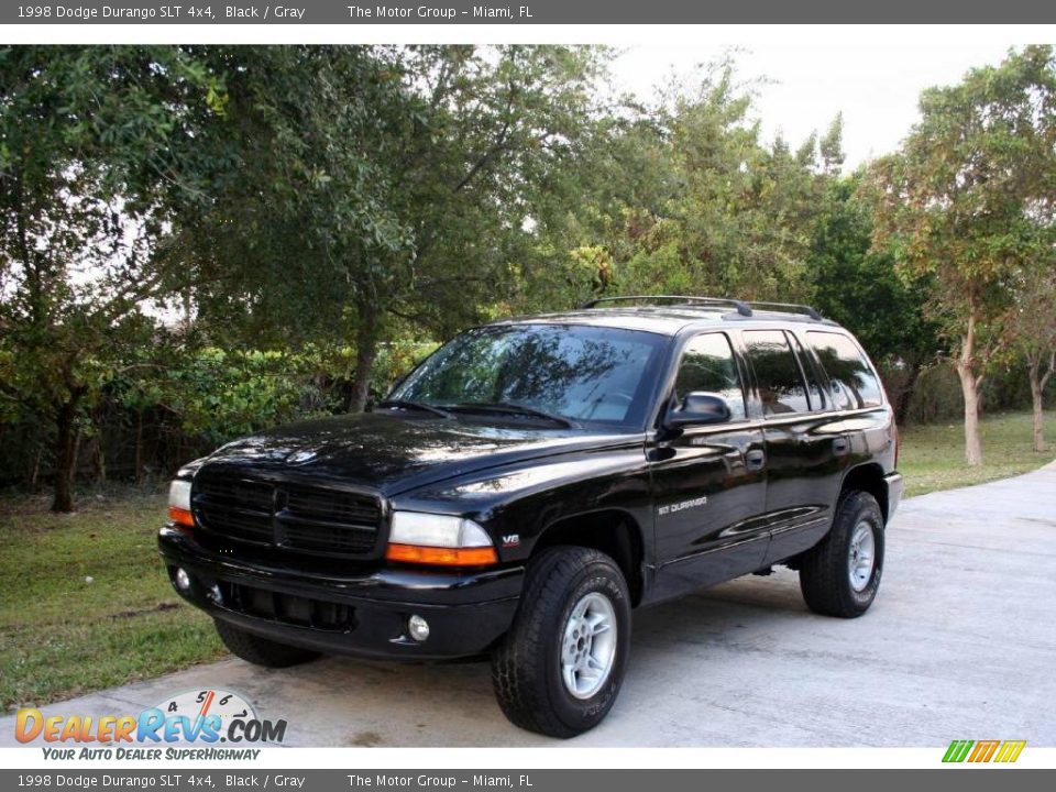 1998 Dodge Durango SLT 4x4 Black / Gray Photo #1