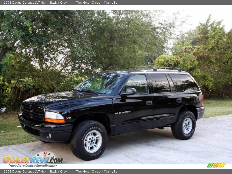 1998 Dodge Durango SLT 4x4 Black / Gray Photo #2