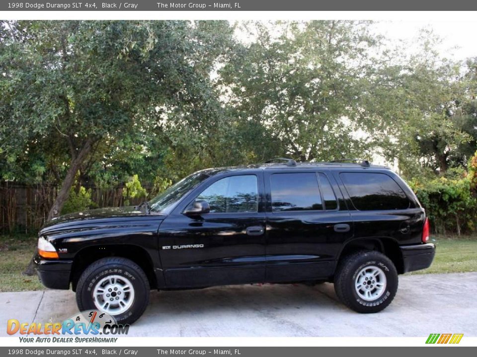 1998 Dodge Durango SLT 4x4 Black / Gray Photo #3