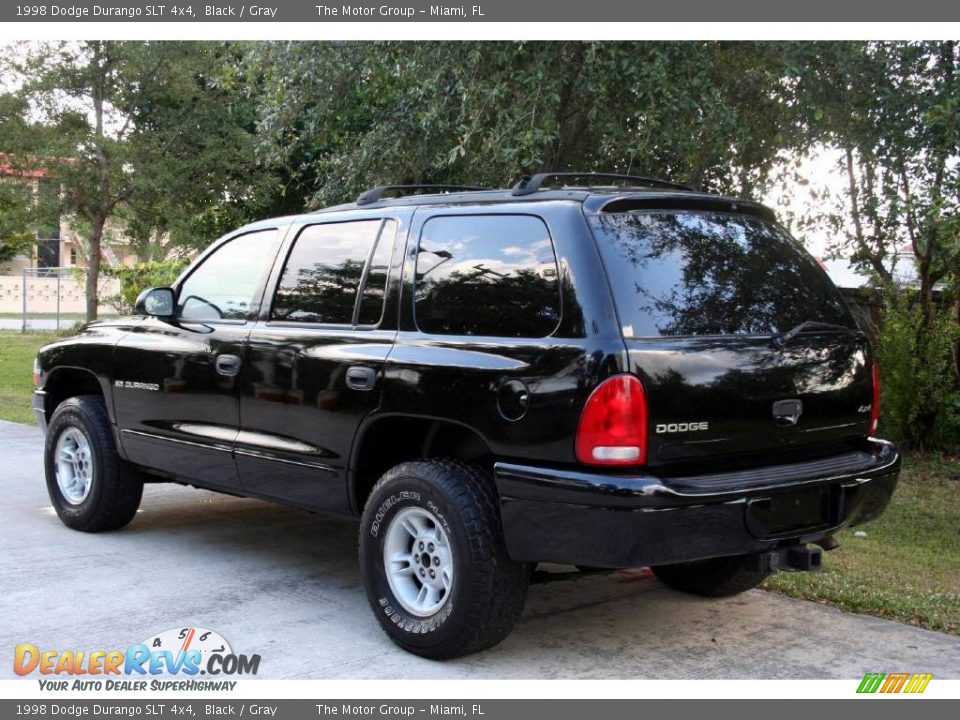 1998 Dodge Durango SLT 4x4 Black / Gray Photo #7