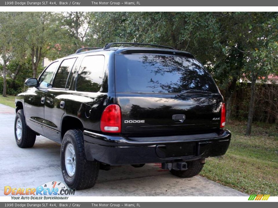 1998 Dodge Durango SLT 4x4 Black / Gray Photo #8