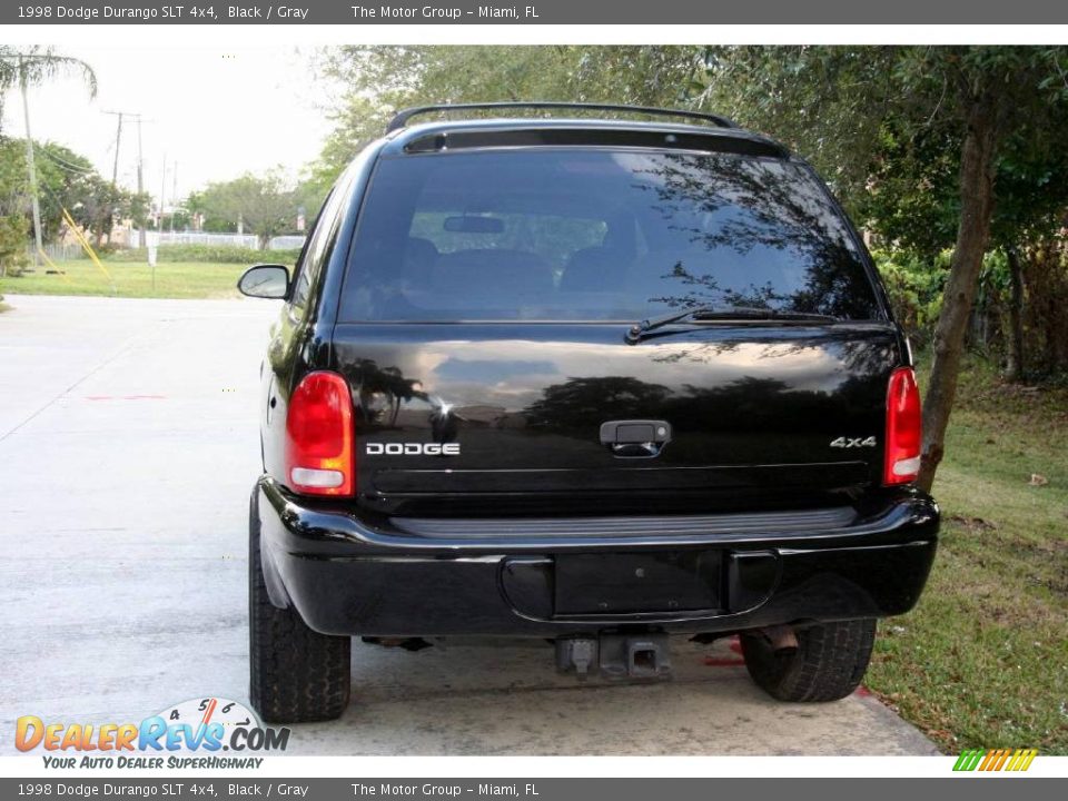 1998 Dodge Durango SLT 4x4 Black / Gray Photo #9